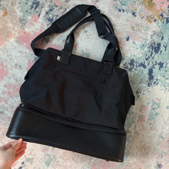 BÉIS The Weekender Bag – Black Travel Tote with Shoe Compartment - Picture 11 of 11